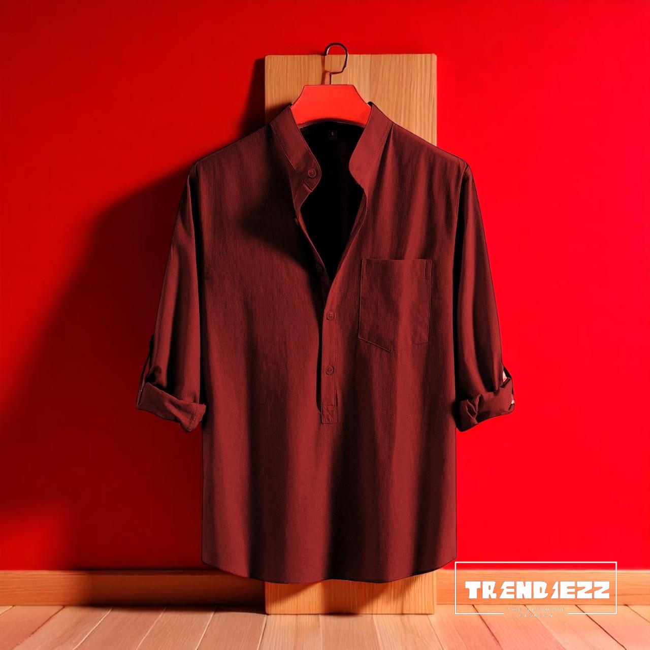 Luxury Full Sleeve Katua - Men's Marron