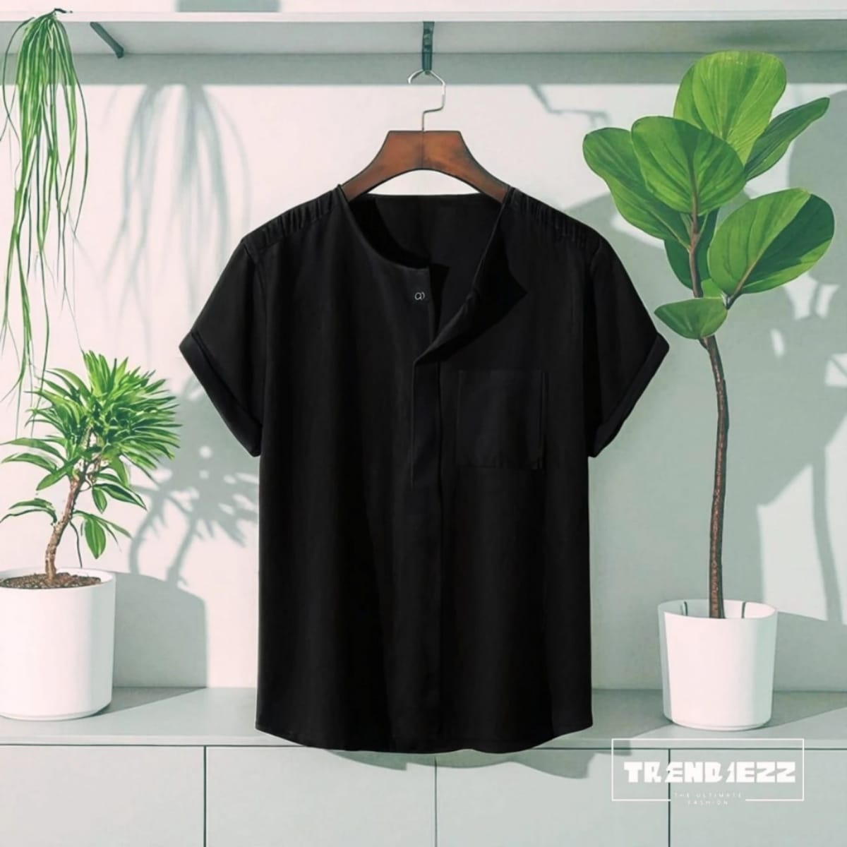 O-Nick Half Sleeve Katua- Pure Black