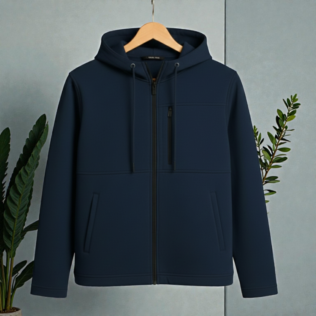 Men's Arms Full Zip Hooded Jacket