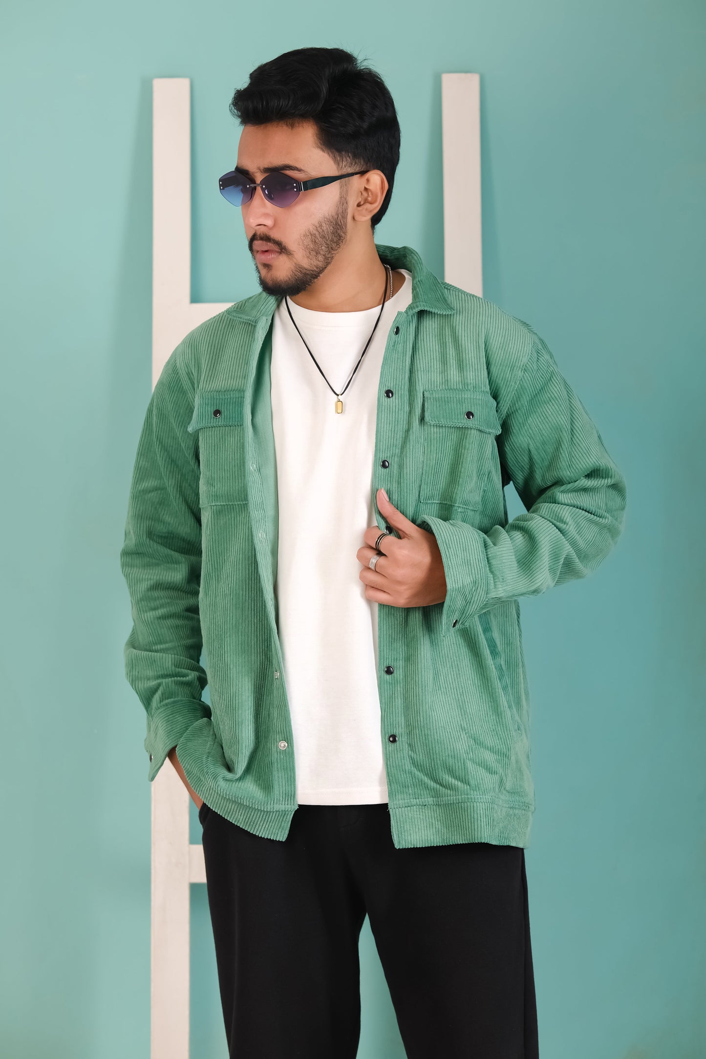 Men's Corduroy Light Weight Jackets - Light Pest