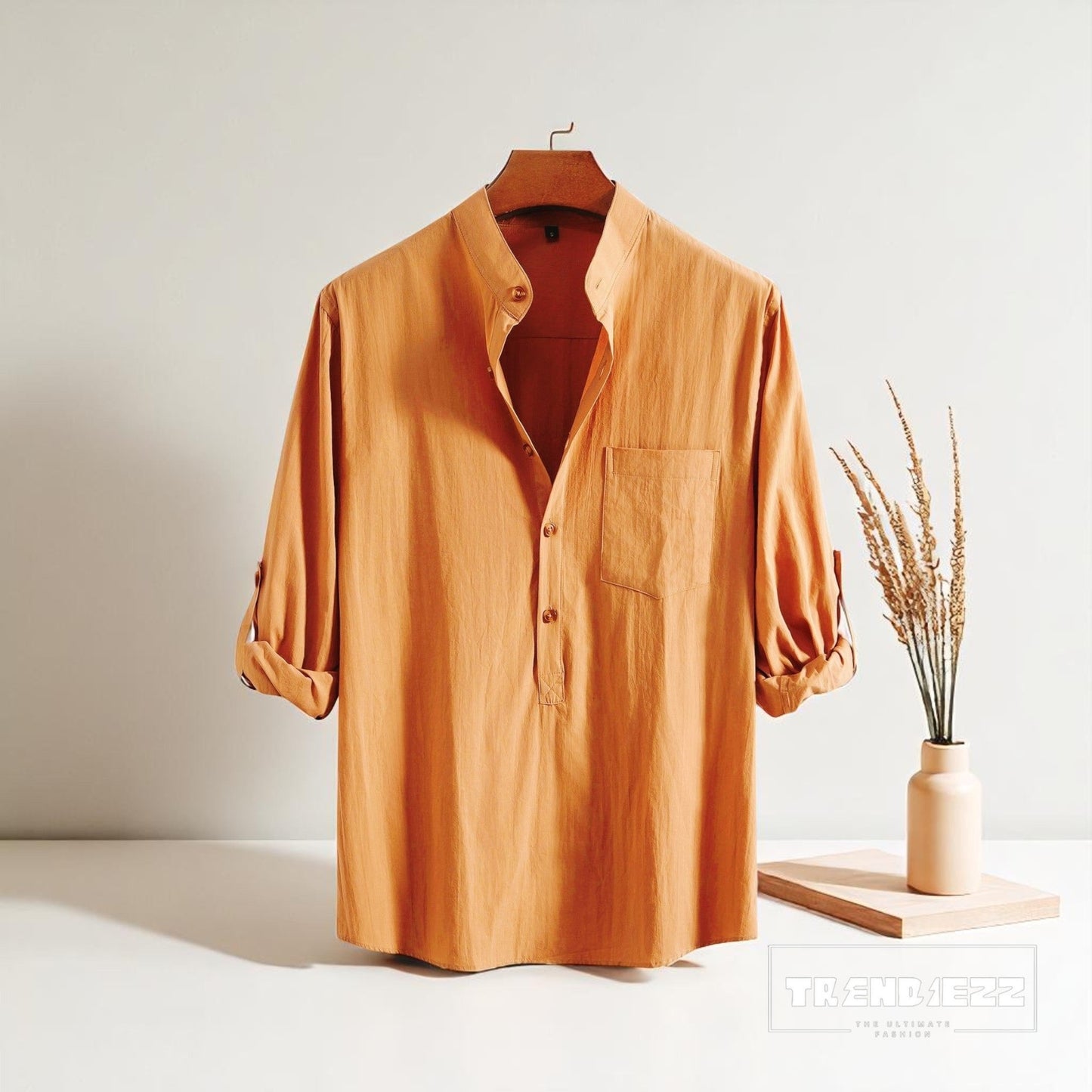 Luxury Full Sleeve Katua - Mustard Yellow