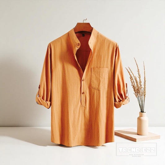 Luxury Full Sleeve Katua - Mustard Yellow