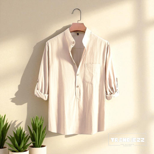 Luxury Full Sleeve Katua - Cream