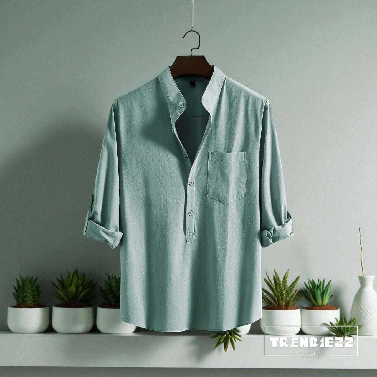 Luxury Full Sleeve Katua - Sea Green