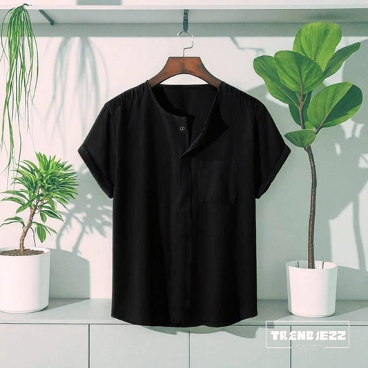 O-Nick Half Sleeve Katua- Pure Black