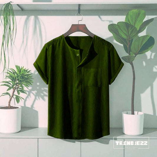 O-Nick Half Sleeve Katua- Olive