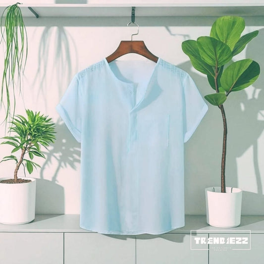 O-Nick Half Sleeve Katua- Light Sky Blue